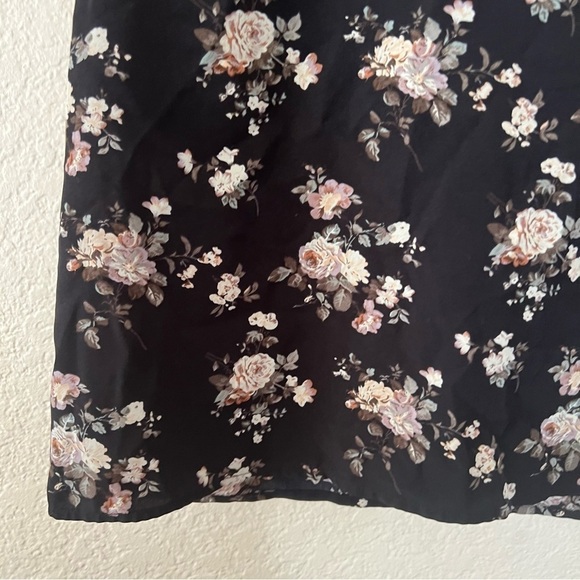 Floral ruffle sleeves top Size XL 12 - Picture 6 of 9